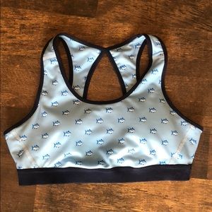 Blue Southern Tide Sports Bra Size S